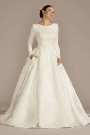 Modest Wedding Dresses - Conservative Bridal Gowns | David's Bridal